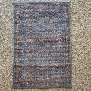 Vintage Style Multicolor Area Rug